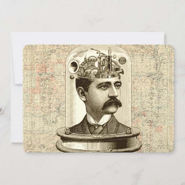 Clockwork Brain STEAMPUNK vintage (Front)