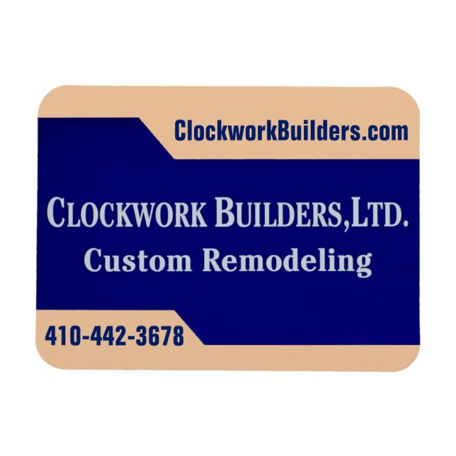 Clockwork Builders Magnet (Horizontal)