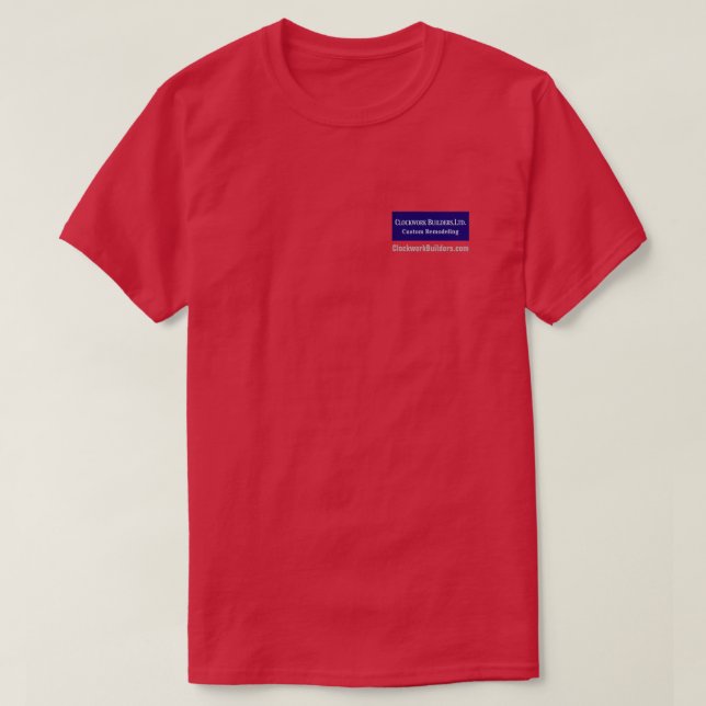 Clockwork Builders T-Shirt (Design Front)