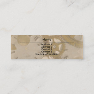 Clockwork Business Card
