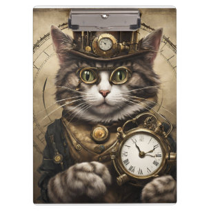 Clockwork Cat Clipboard