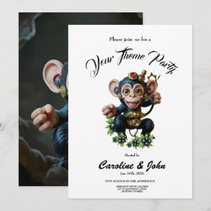Clockwork Cavekeeper – The Whispering Monkey  Invitation