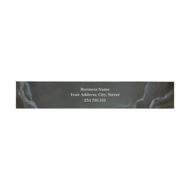 Clockwork Cavekeeper – The Whispering Monkey  Invitation Belly Band (Flat)