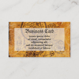 Clockwork Collage Business Card