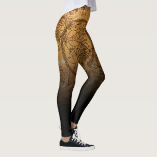 Clockwork Collage Leggings