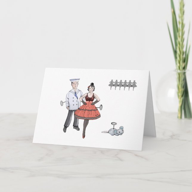 Clockwork Dancers Card (Front)