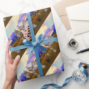 Clockwork Elephant Wrapping Paper