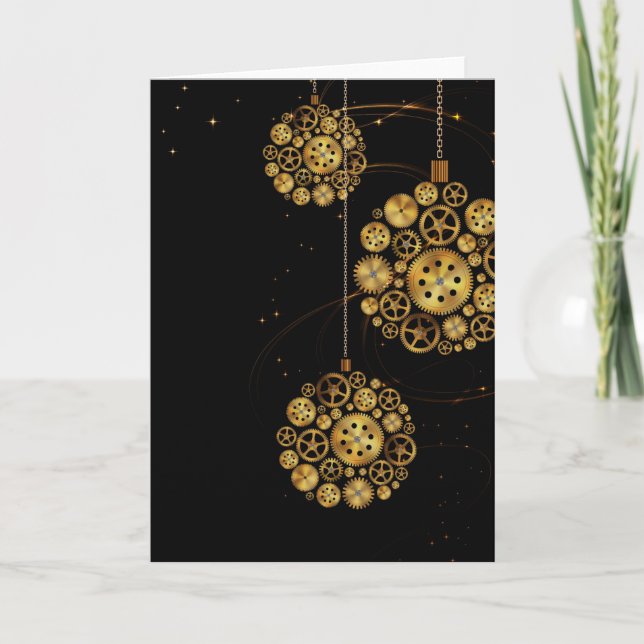 Clockwork Holiday Card (Front)