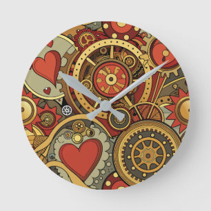 Clockwork of Devotion Round Clock
