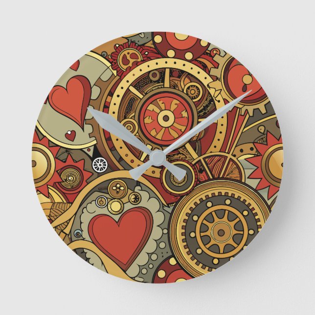 Clockwork of Devotion Round Clock (Front)