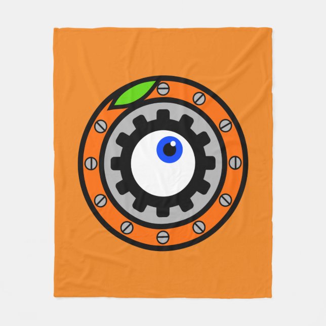 Clockwork Orange Fleece Blanket (Front)