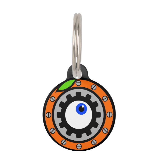 Clockwork Orange Pet Tag (Front)