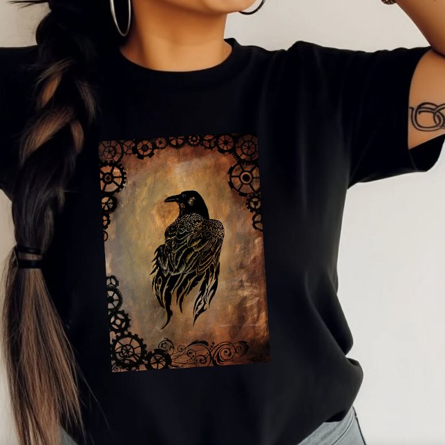 Clockwork Raven T-Shirt (Creator Uploaded)