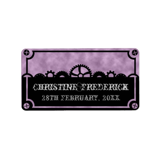 Clockwork Silhouette, souvenir labels (Front)