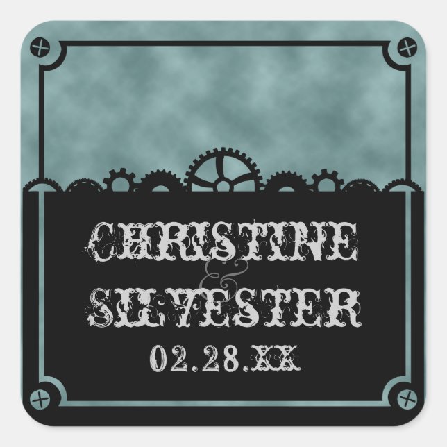 Clockwork Silhouette, souvenir stickers (Front)