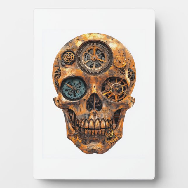 Clockwork Skull Fusion Plaque (Front)