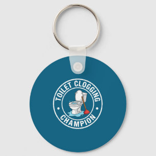 Clogging Champion Toilet Apparel Key Ring