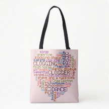 Clogging Dance Steps Clogger Word Art Heart