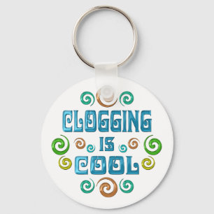 Clogging is Cool Key Ring
