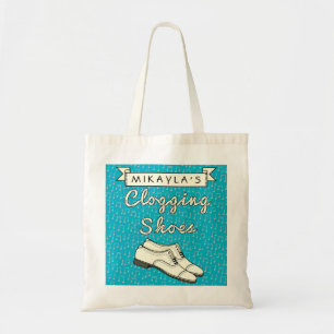 Clogging Shoes Personalised for Cloggers Dance 2 Tote Bag