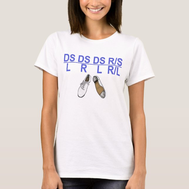 Clogging Triple Step Song Instructions T-Shirt (Front)