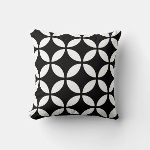 Cloisonne 2 [black] - Japanese Traditional Pattern Cushion