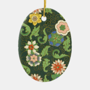 Cloisonne China Pattern Asian Ceramic Ornament