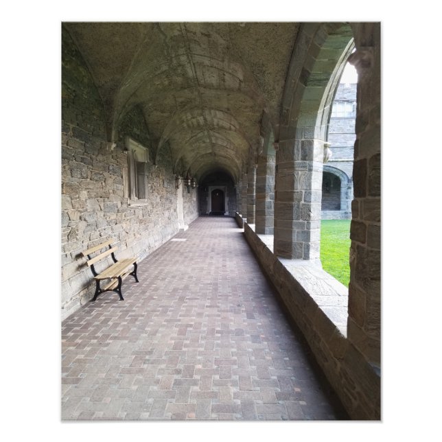 Cloister at Bryn Mawr College Photo Print (Front)