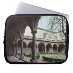 Cloister of the convent, rebuilt in 1442 (photo) laptop sleeve