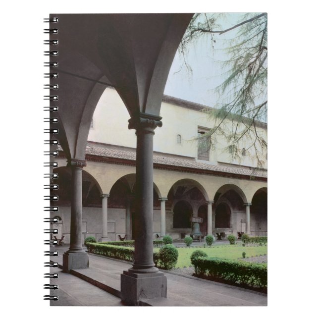 Cloister of the convent, rebuilt in 1442 (photo) notebook (Front)