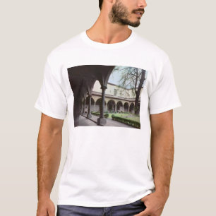 Cloister of the convent, rebuilt in 1442 (photo) T-Shirt