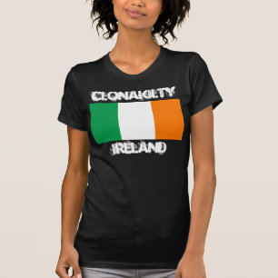 Clonakilty, Ireland with Irish flag T-Shirt