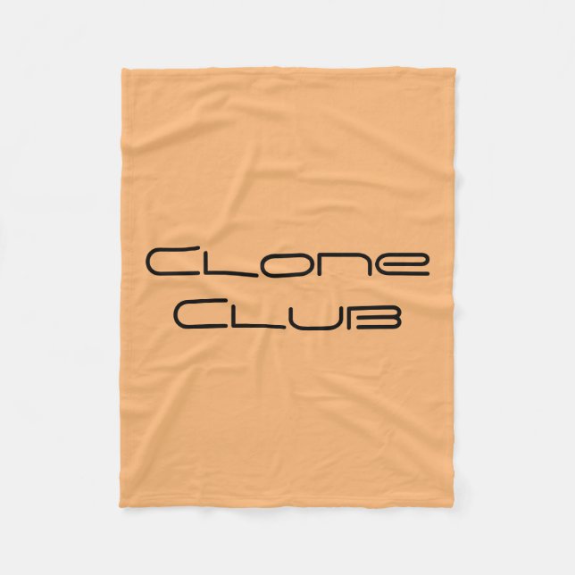 Clone Club from Orphan Black,geometric font Fleece Blanket (Front)