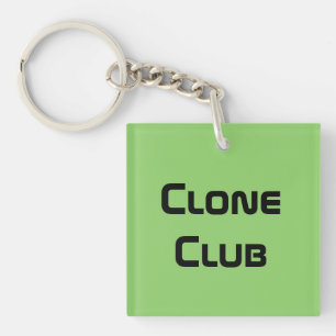 Clone club from Orphan Black modern font Key Ring