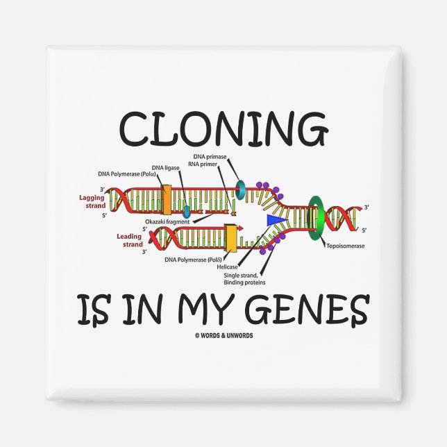 Cloning Is In My Genes Magnet (Front)