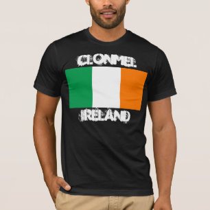 Clonmel, Ireland with Irish flag T-Shirt