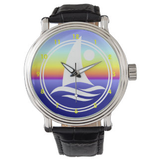 Cloroful Sailboat Design Watches