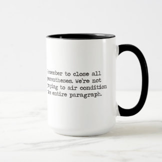 Close all Parentheses Mug