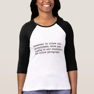 Close all Parentheses T-Shirt