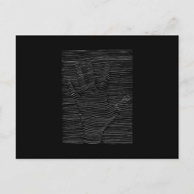 Close one eye postcard (Front)