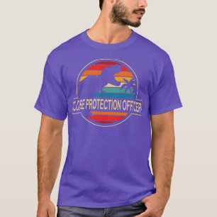 Close Protection Officer Dinosaur T-Shirt