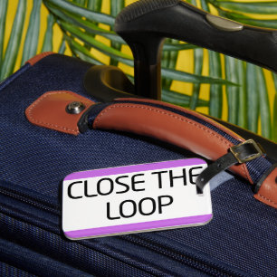 Close the Loop Rugged Travel Luggage Tag