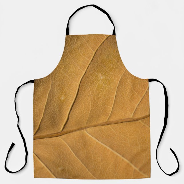 Close-up abstract dry leaf texture backgroundabstr apron (Front)