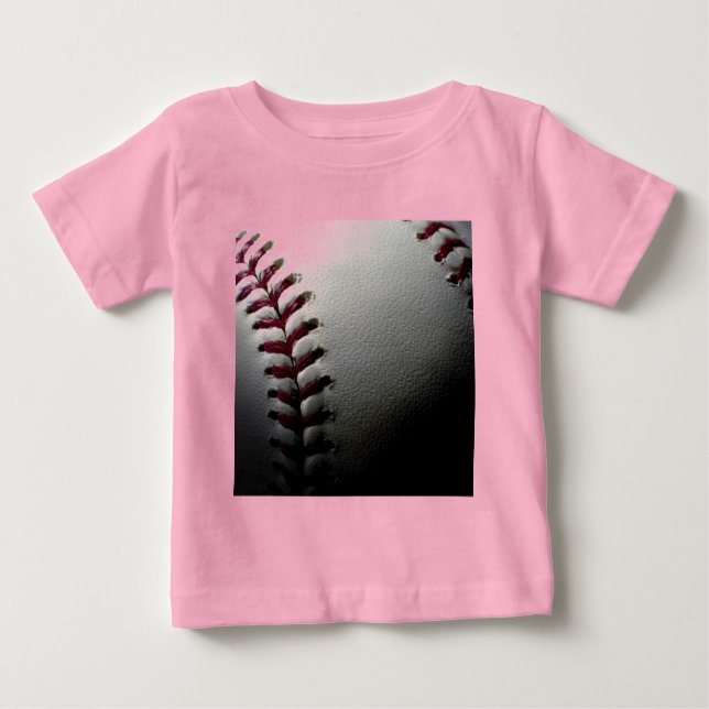 Close-up Baseball Baby T-Shirt (Front)