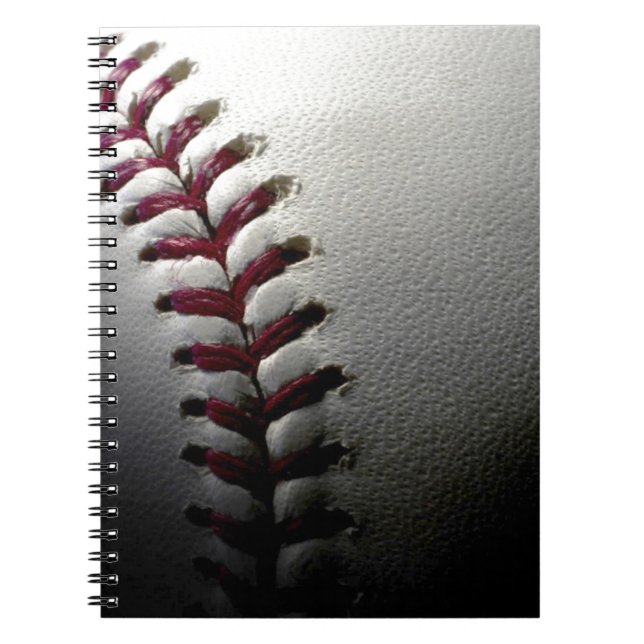 Close-up Baseball Notebook (Front)