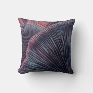 Close up beautiful bunch mushrooms color light in cushion