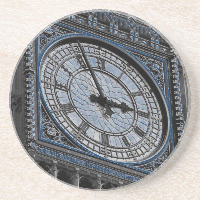 Close up Big Ben Clock Tower Travel Europe Coaster (Front)