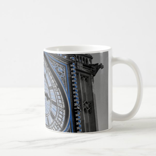 Close up Big Ben Clock Tower Travel Europe Coffee Mug (Right)
