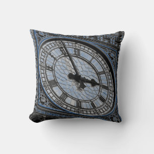 Close up Big Ben Clock Tower Travel Europe Cushion