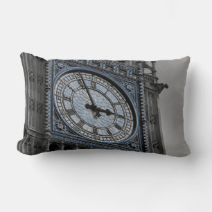 Close up Big Ben Clock Tower Travel Europe Lumbar Cushion